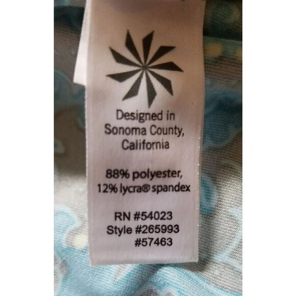 Athleta Muscle Up Mandala Print Women's Shirt Size XXS Green t71 - Picture 5 of 5